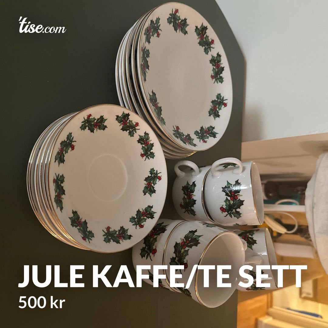 Jule Kaffe/te sett