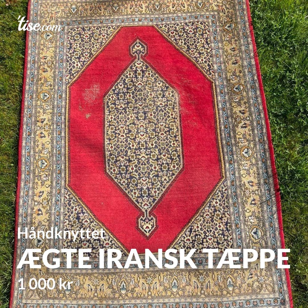 Ægte iransk tæppe