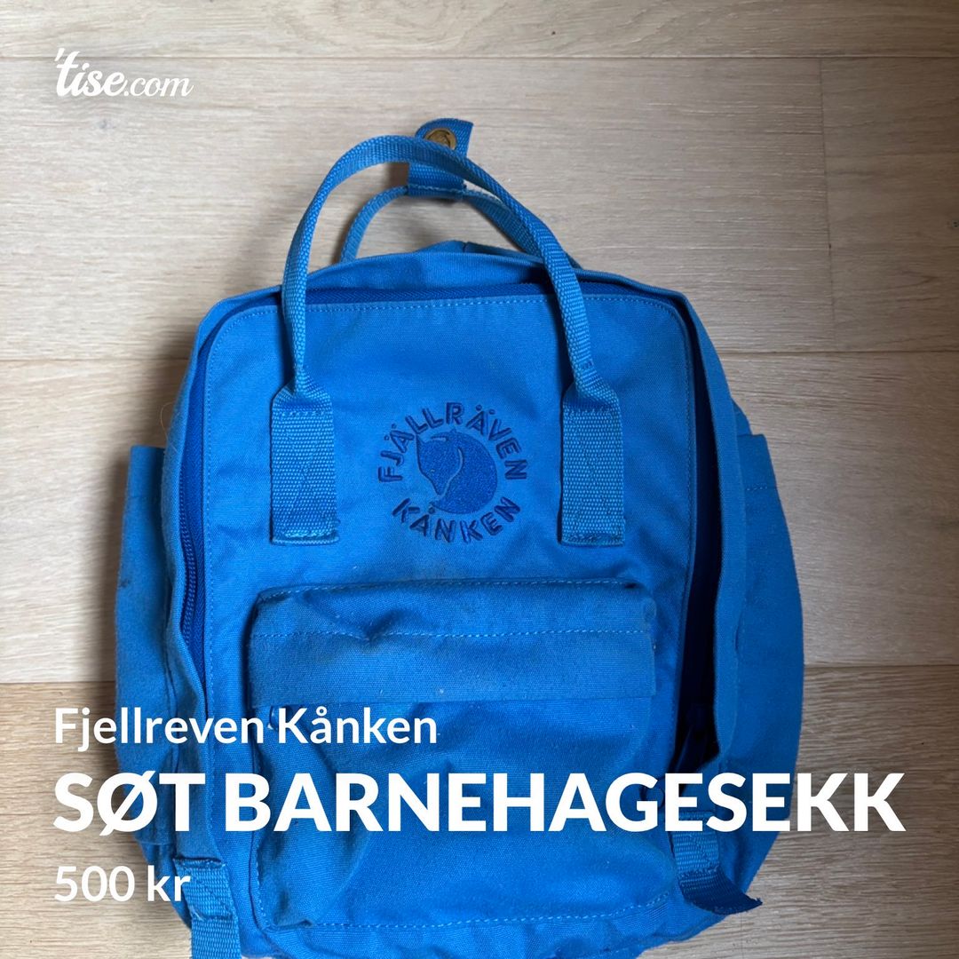 Søt barnehagesekk