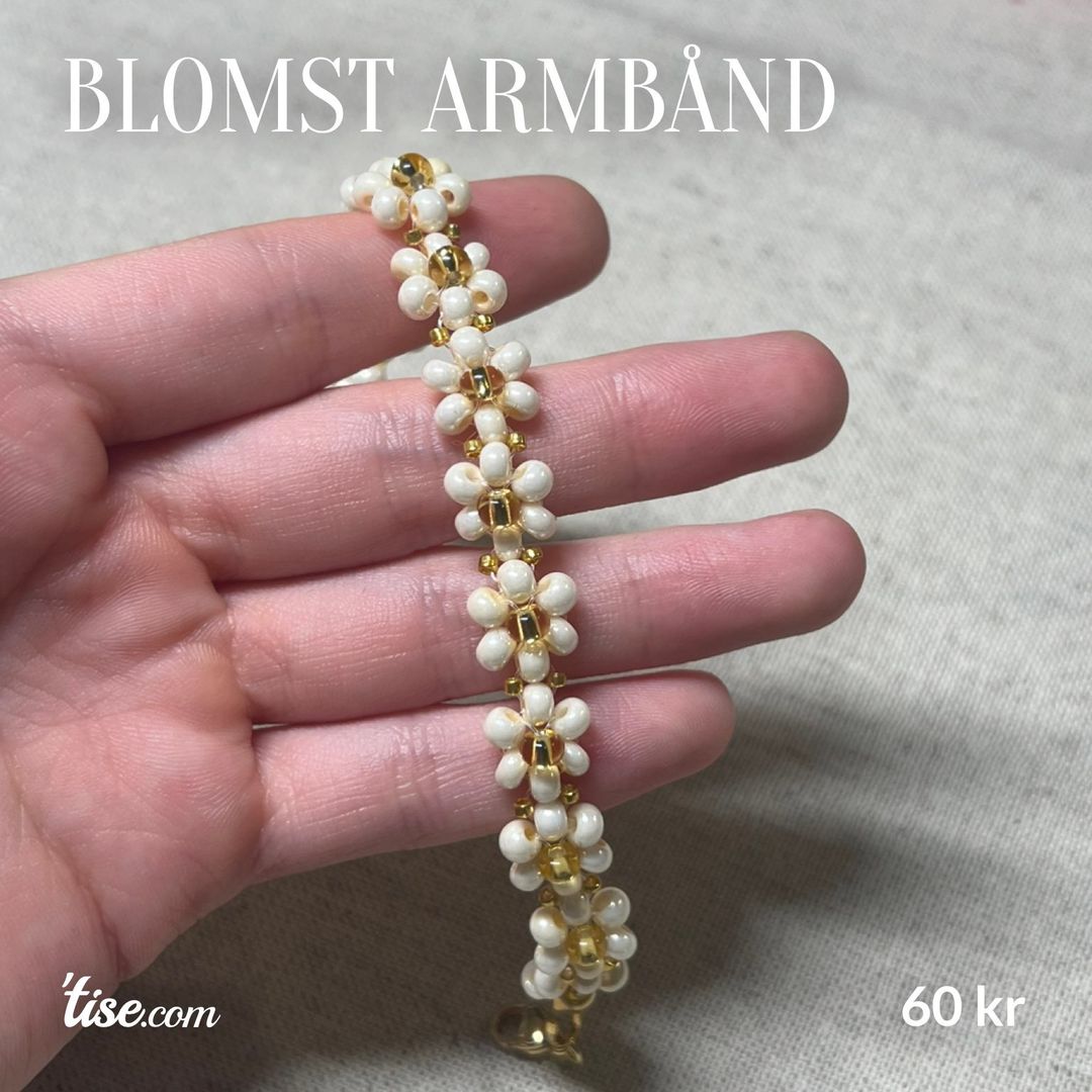 Blomst armbånd