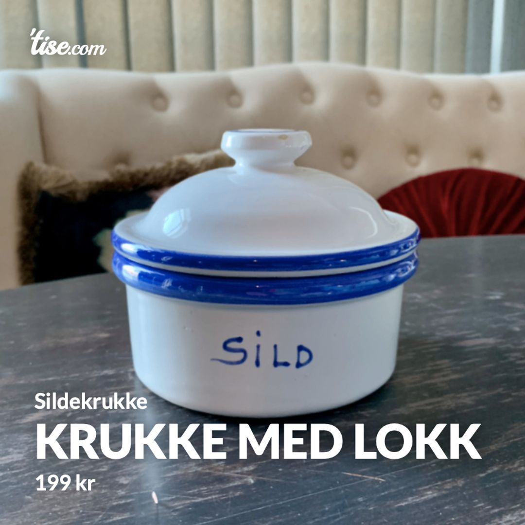 Krukke med lokk