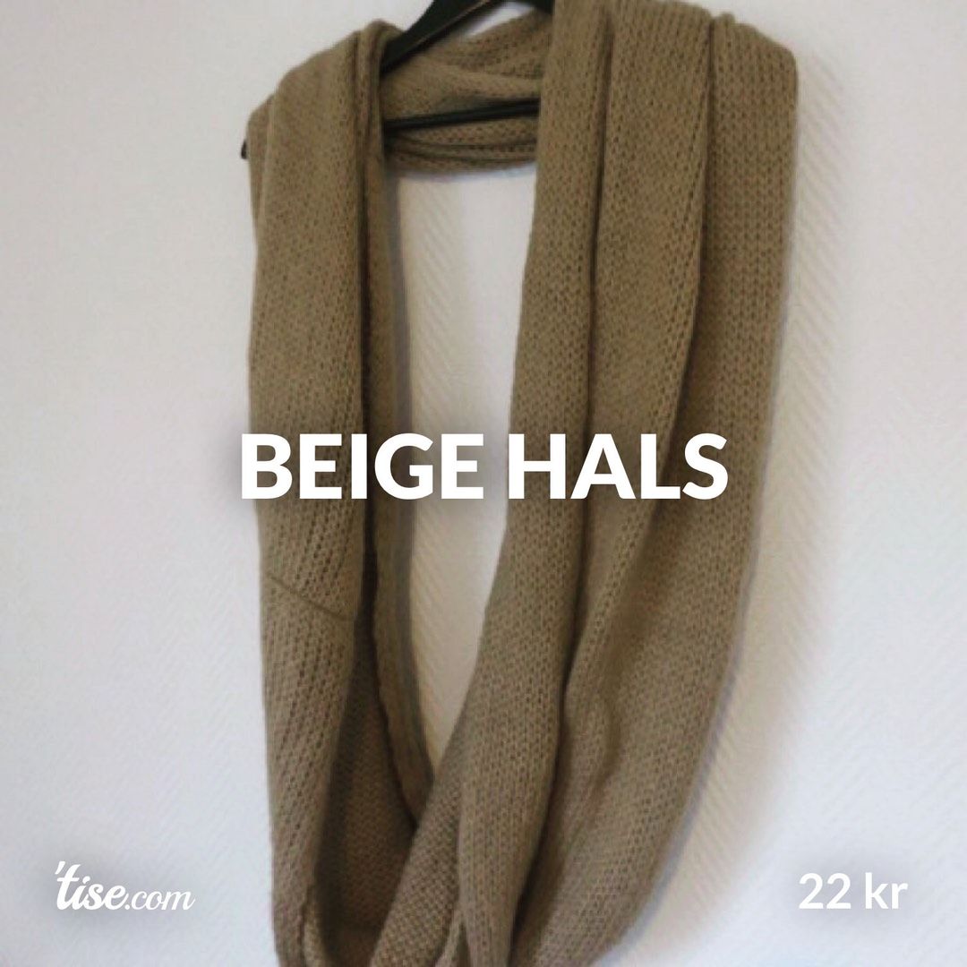 Beige hals