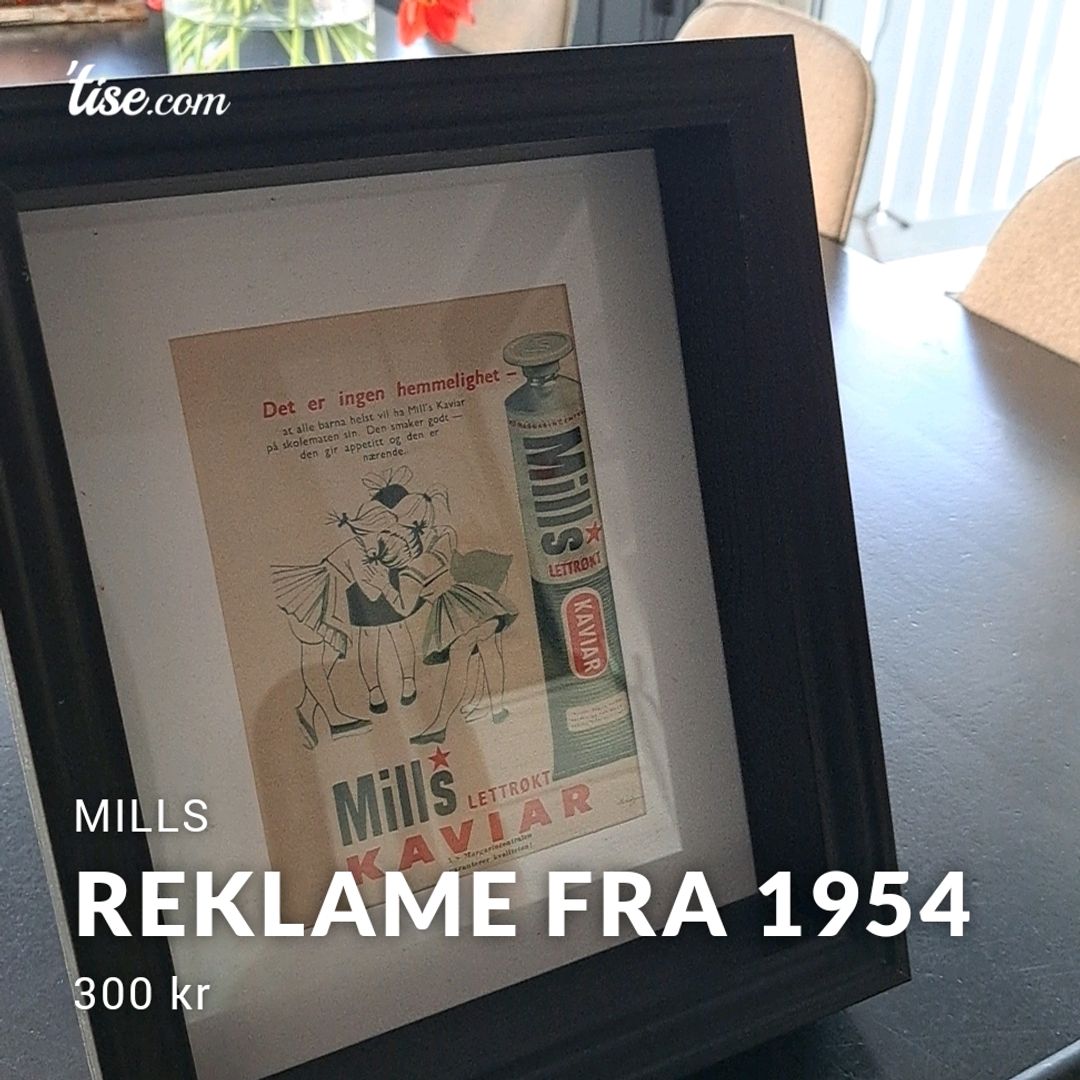 Reklame Fra 1954