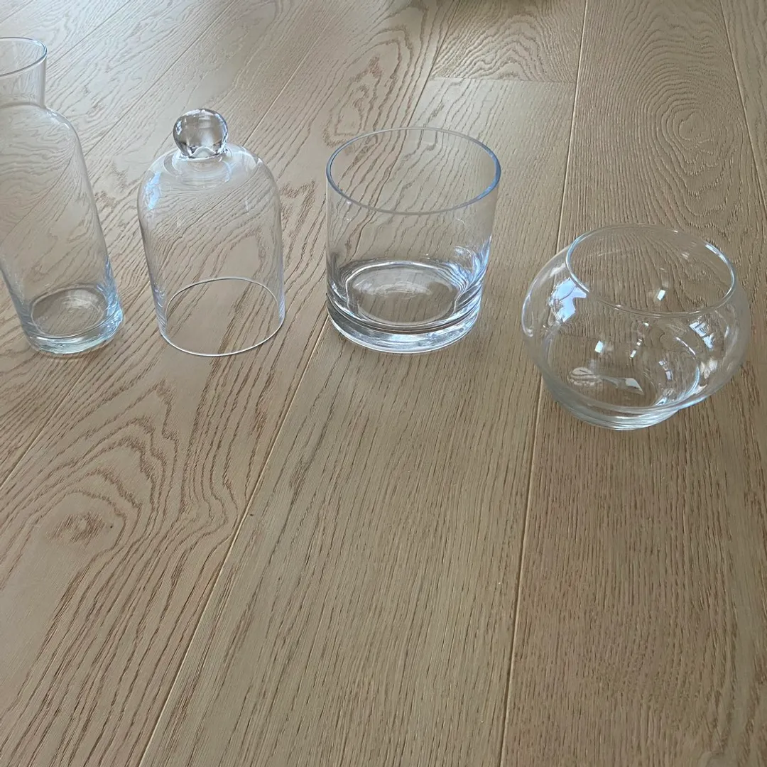 Interiør pakke glass