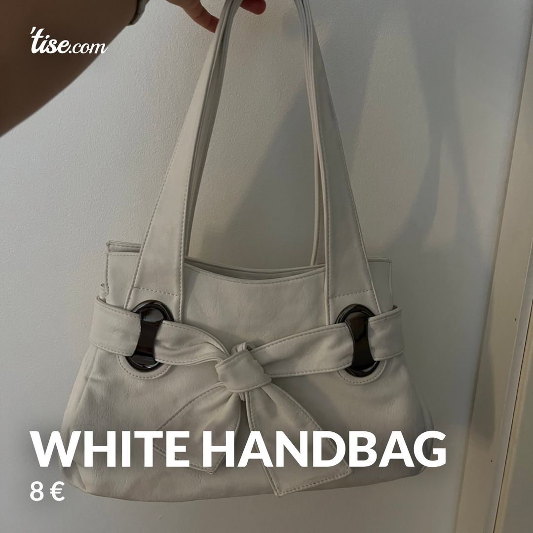 White handbag