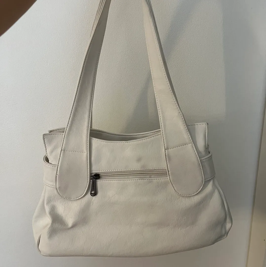 White handbag