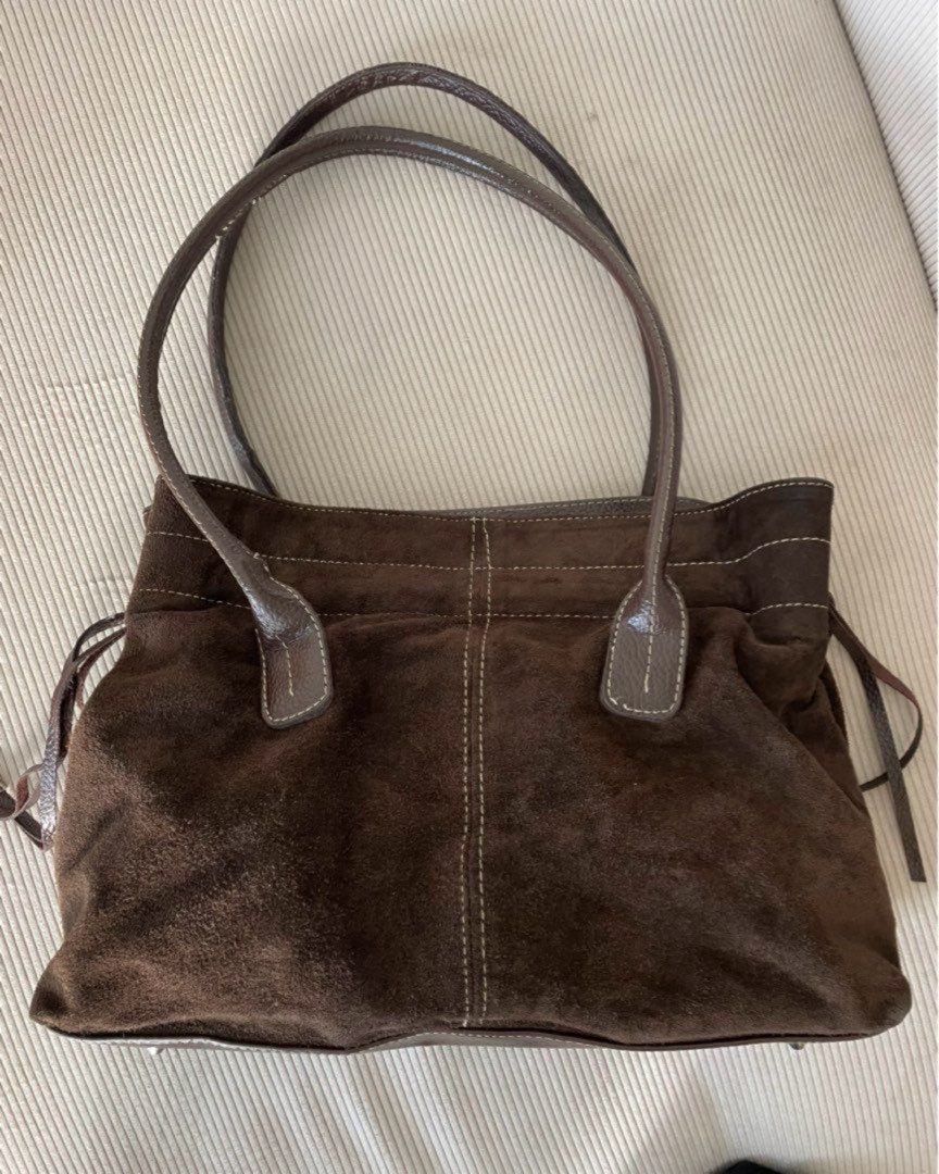 Suede bag