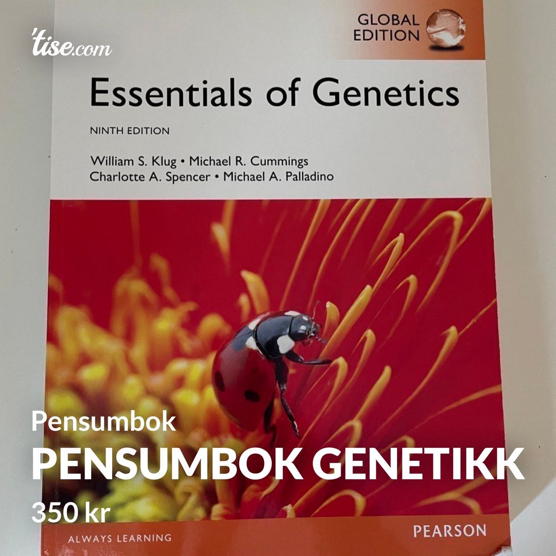 Pensumbok genetikk