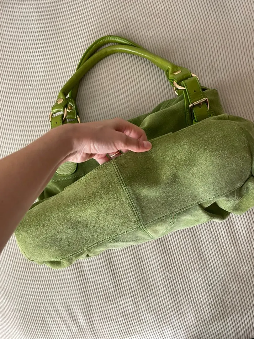 Suede bag