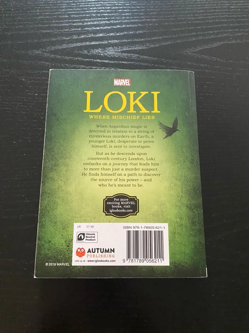 Loki engelsk bog