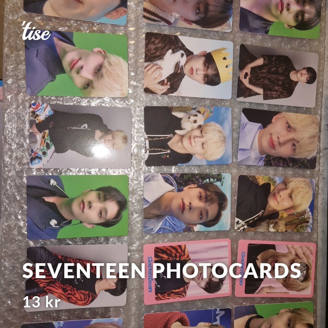 Seventeen Photocards