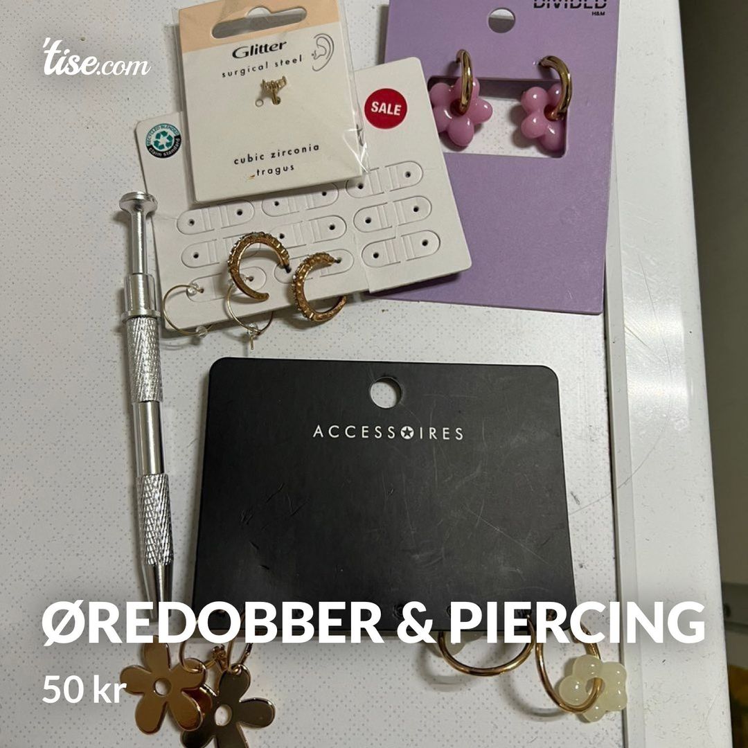 Øredobber  piercing