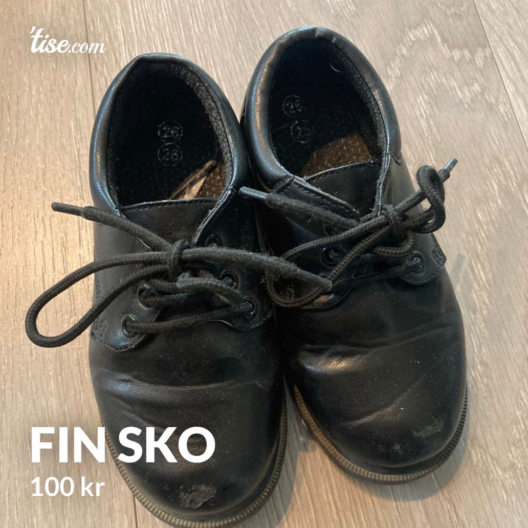 Fin sko