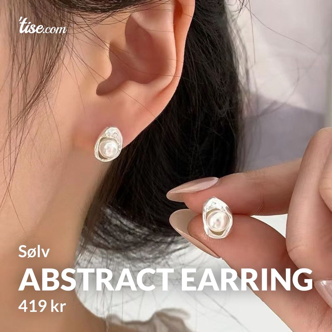 Abstract earring