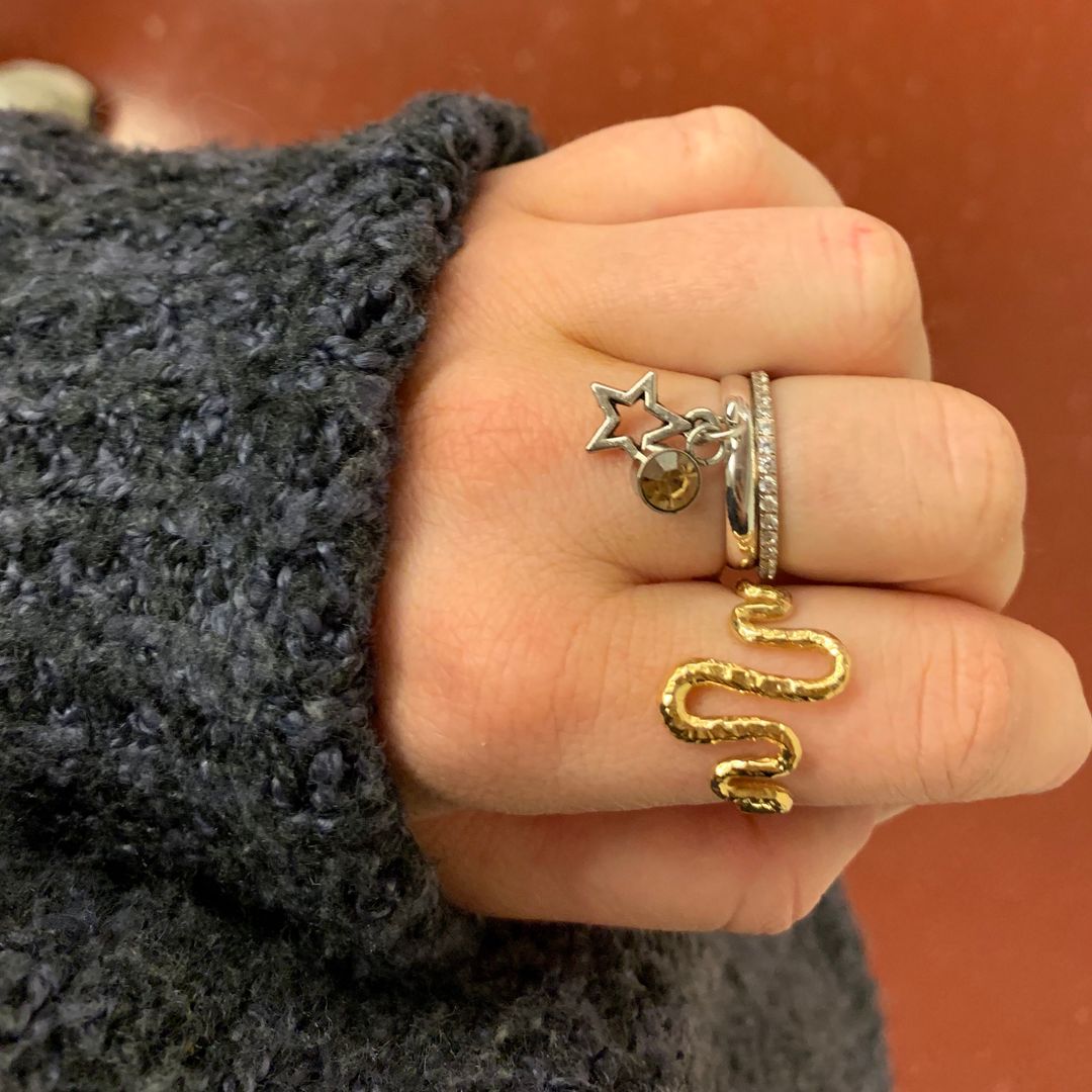 Ring med charms