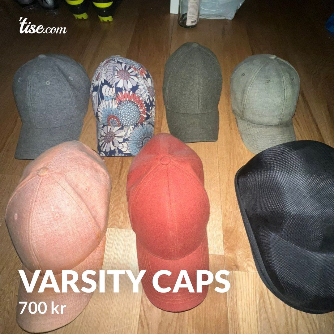 Varsity caps