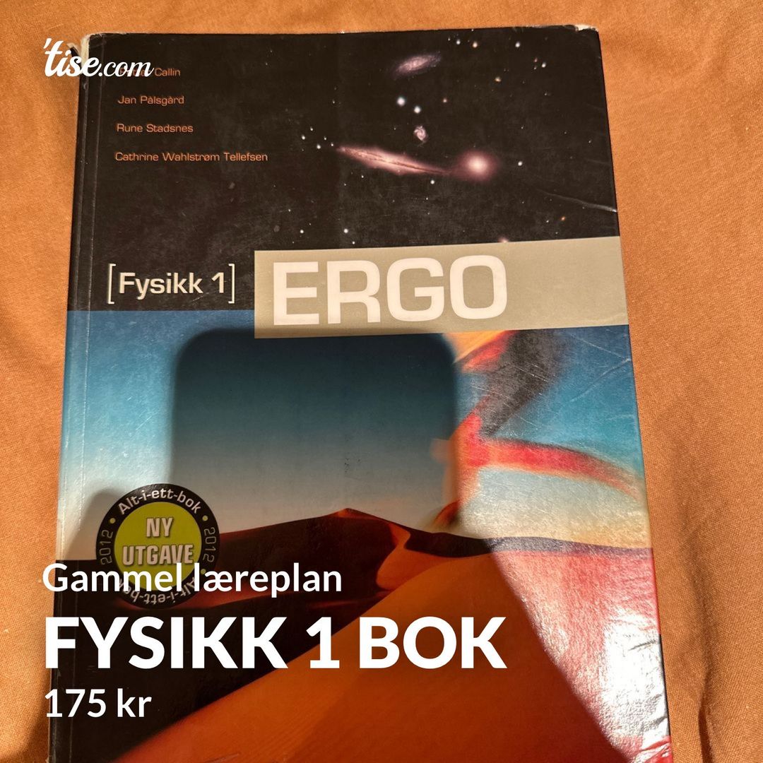 Fysikk 1 bok