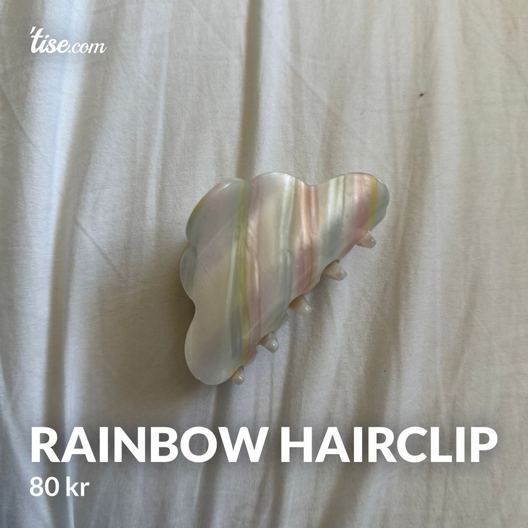 rainbow hairclip