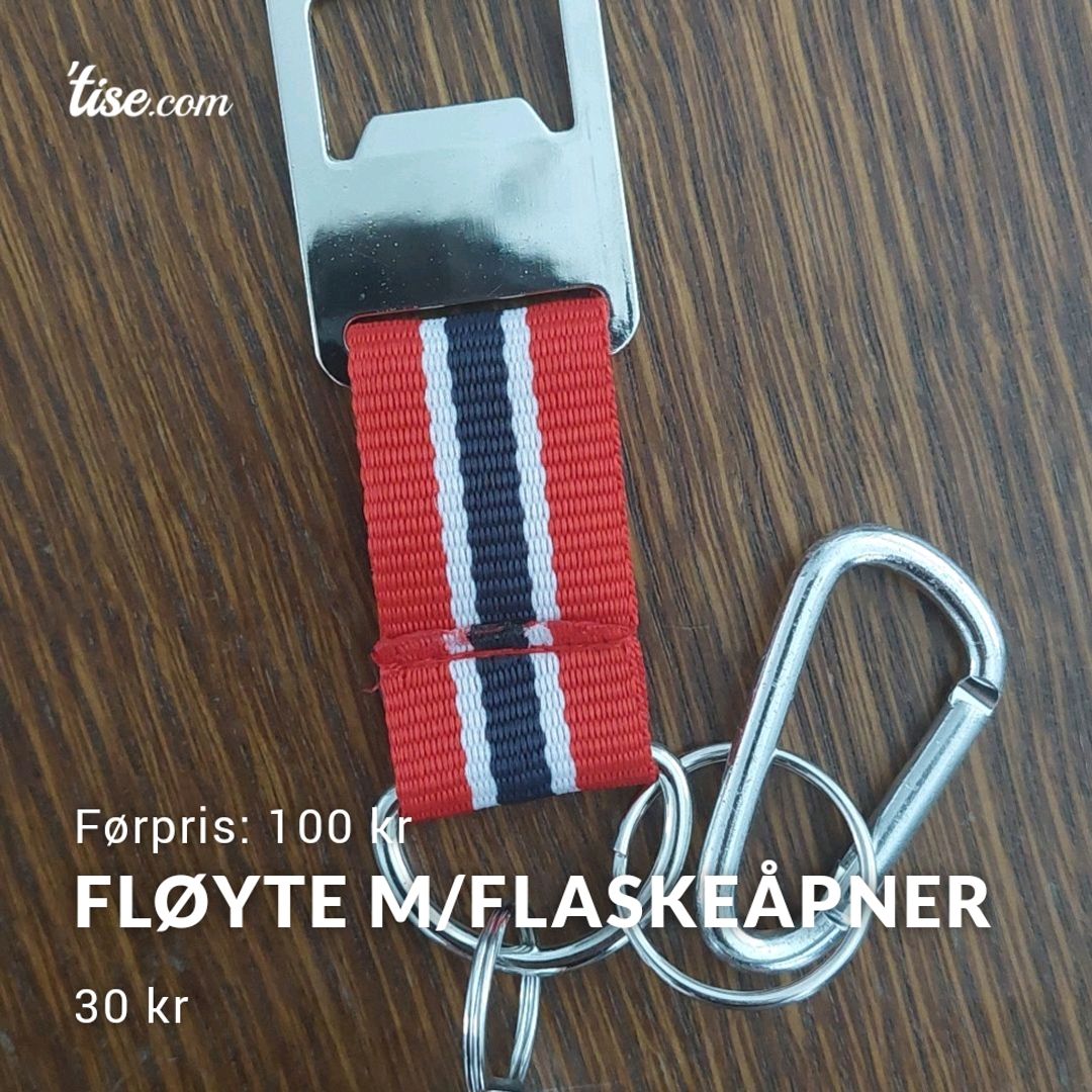 Fløyte m/flaskeåpner