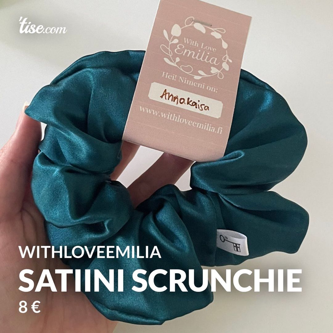 Satiini scrunchie