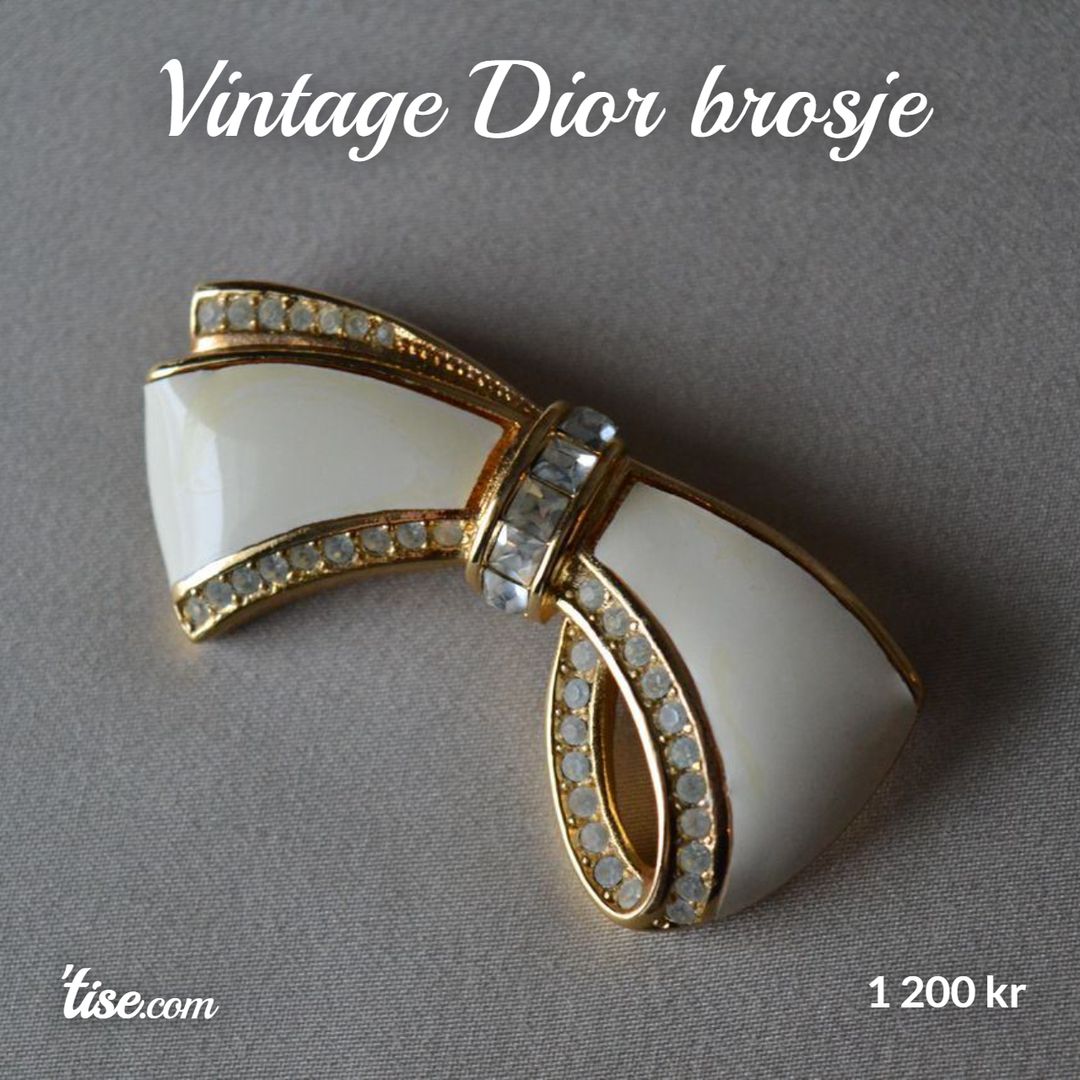 Vintage Dior brosje