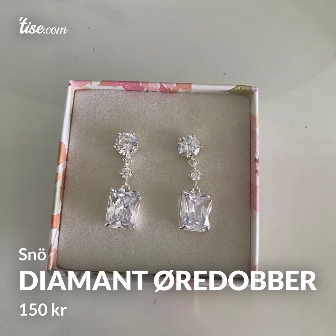 Diamant øredobber