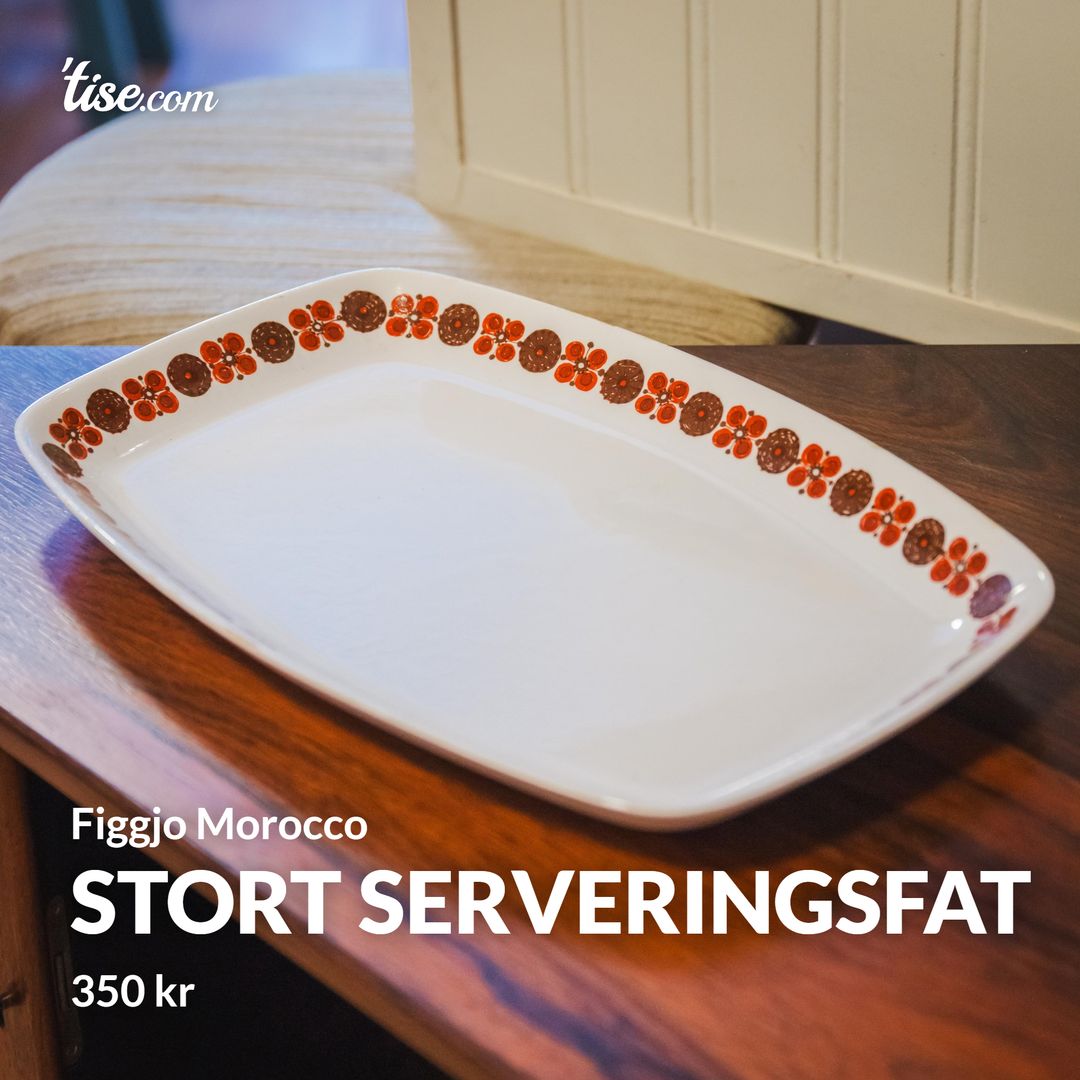 Stort serveringsfat