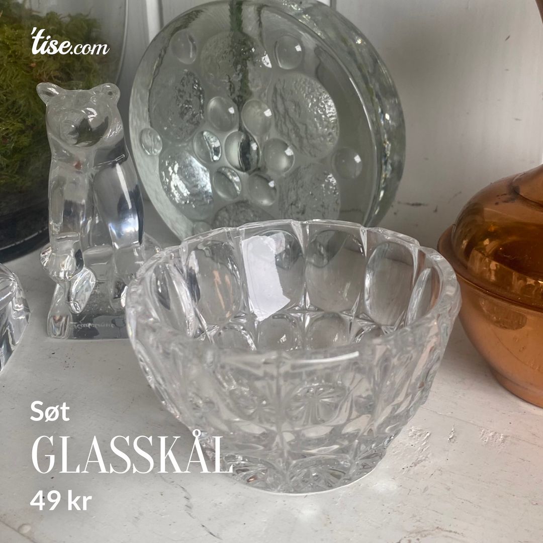 Glasskål