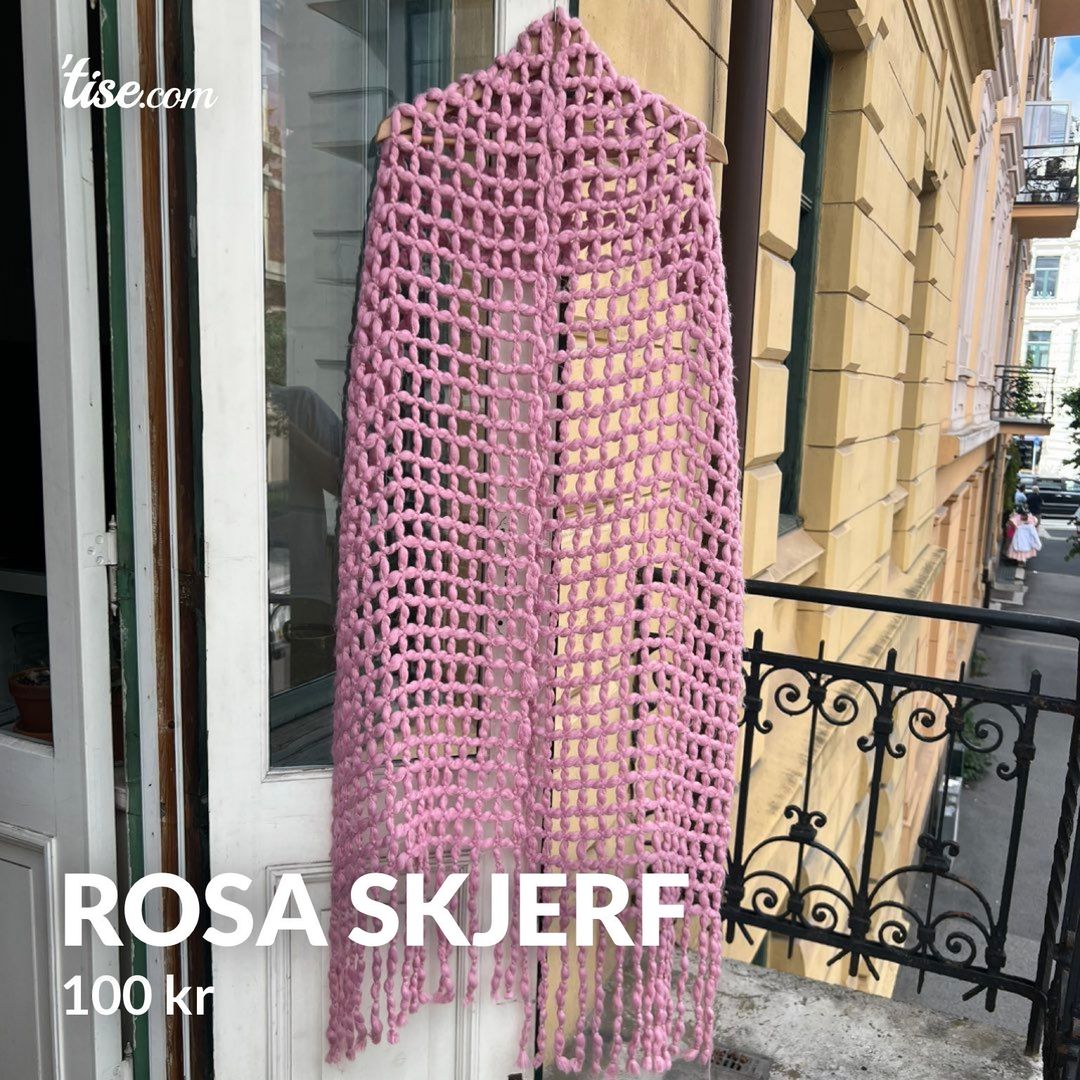 Rosa skjerf