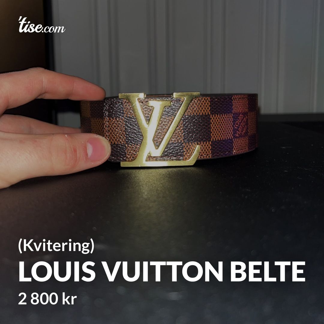 Louis vuitton belte