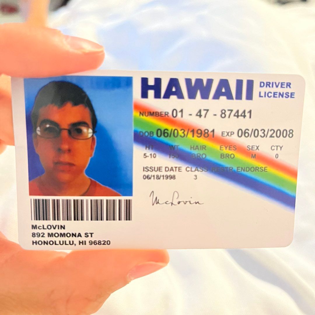 MCLOVIN IDKORT