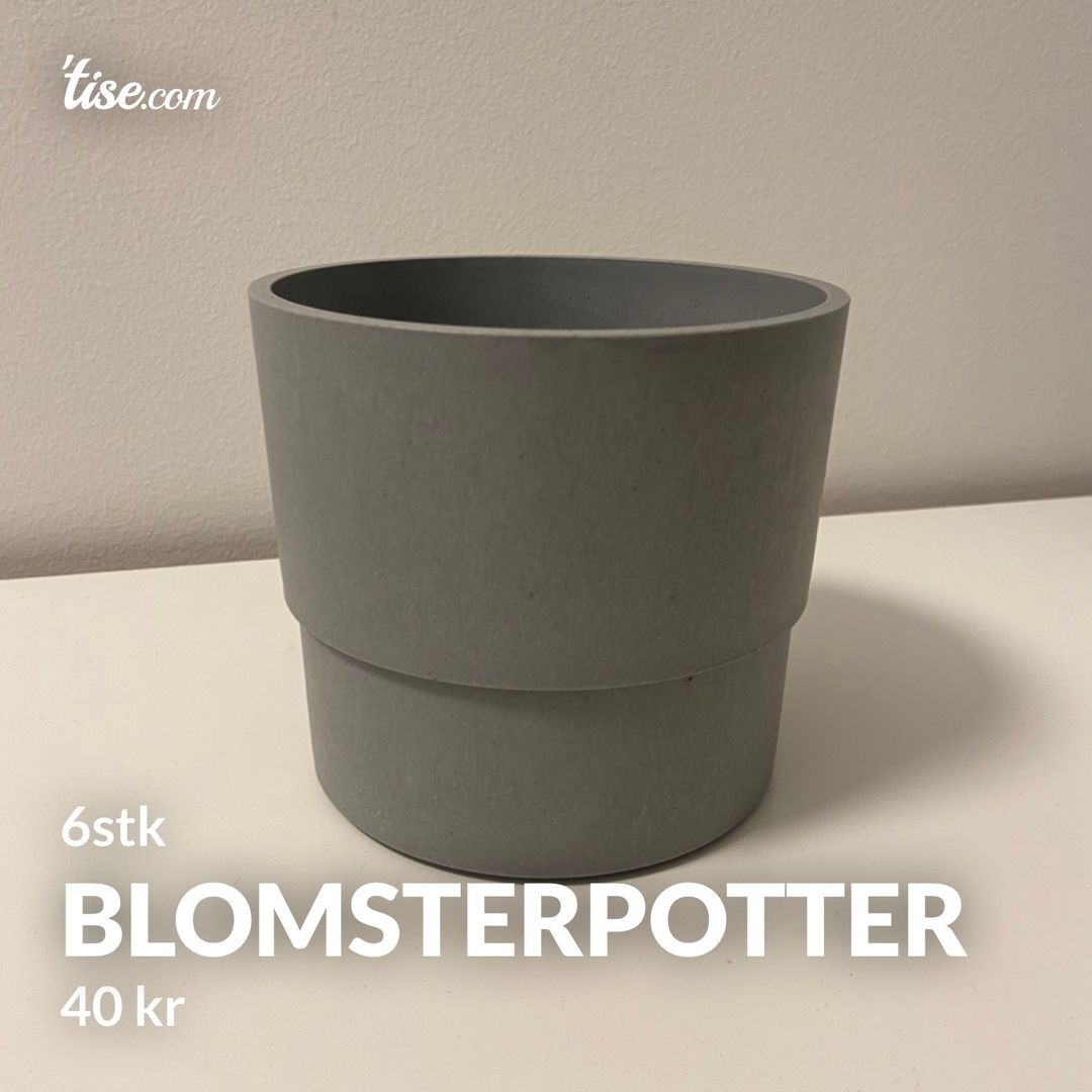 Blomsterpotter