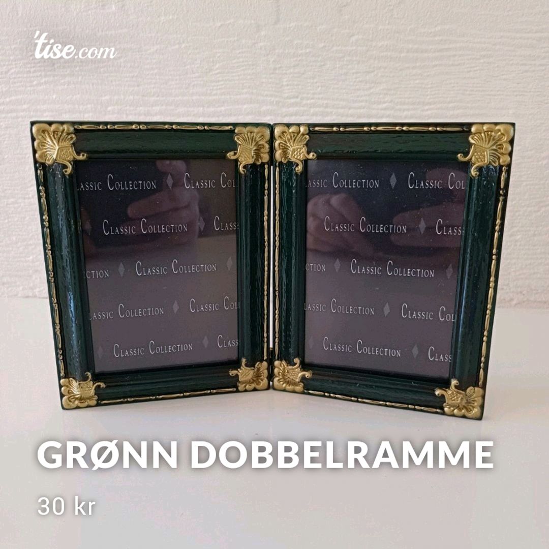 Grønn dobbelramme