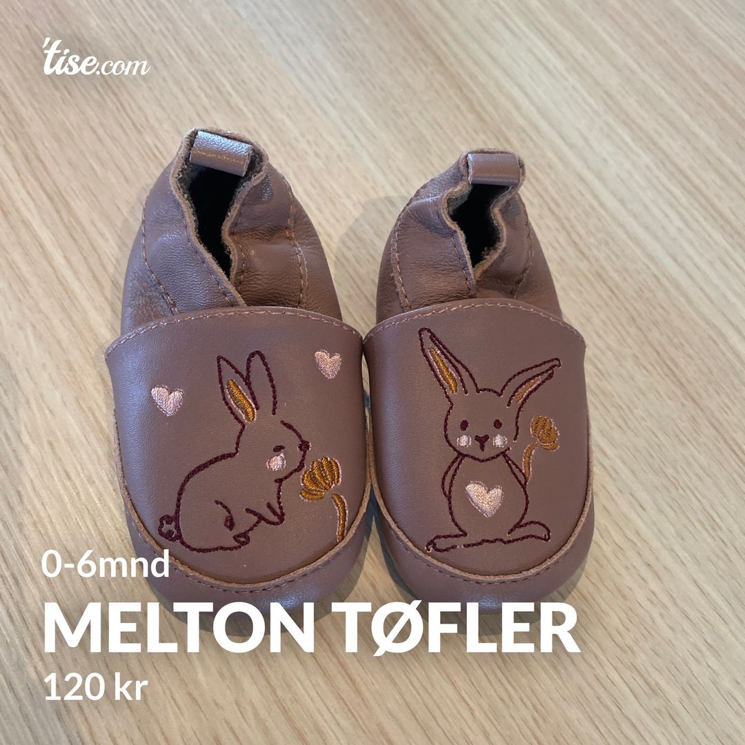 Melton tøfler