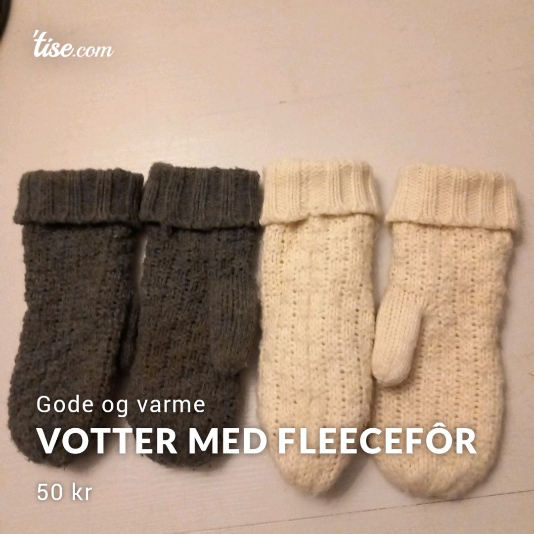 Votter Med Fleecefôr