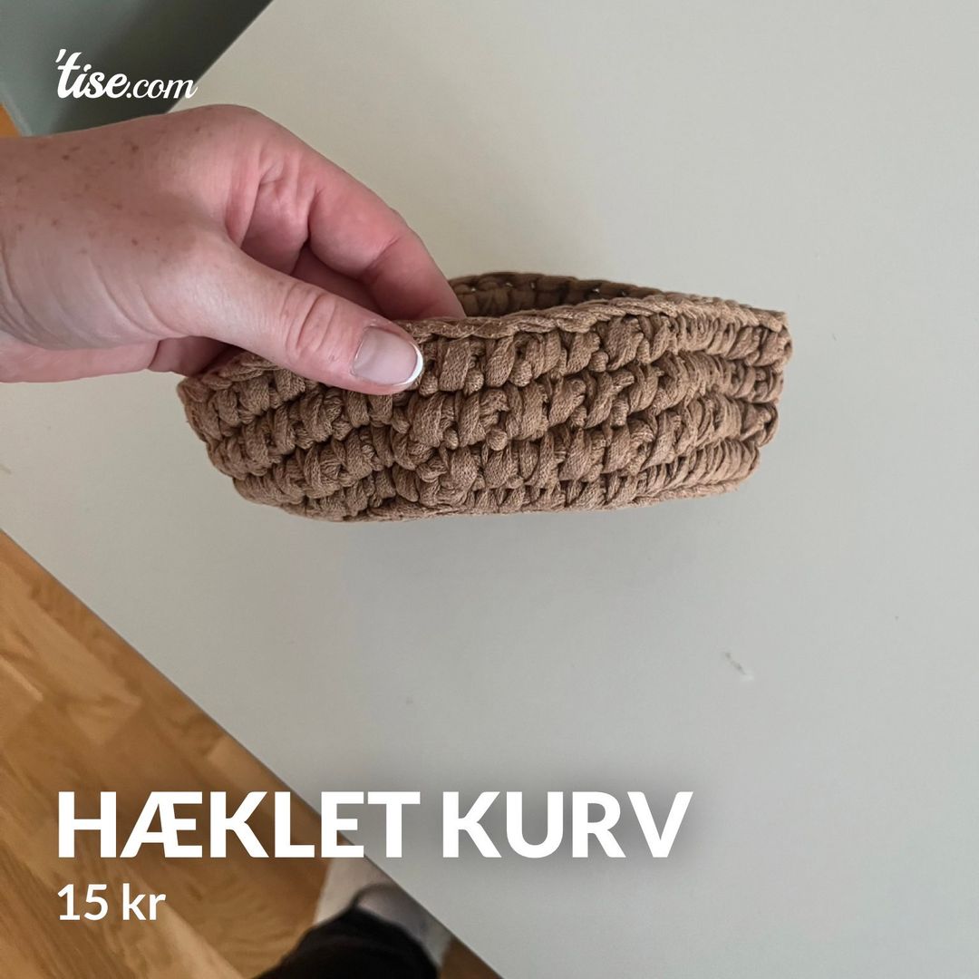 Hæklet kurv