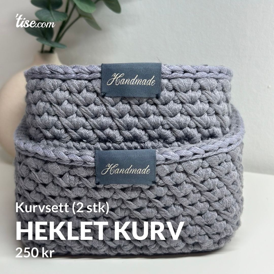 Heklet kurv