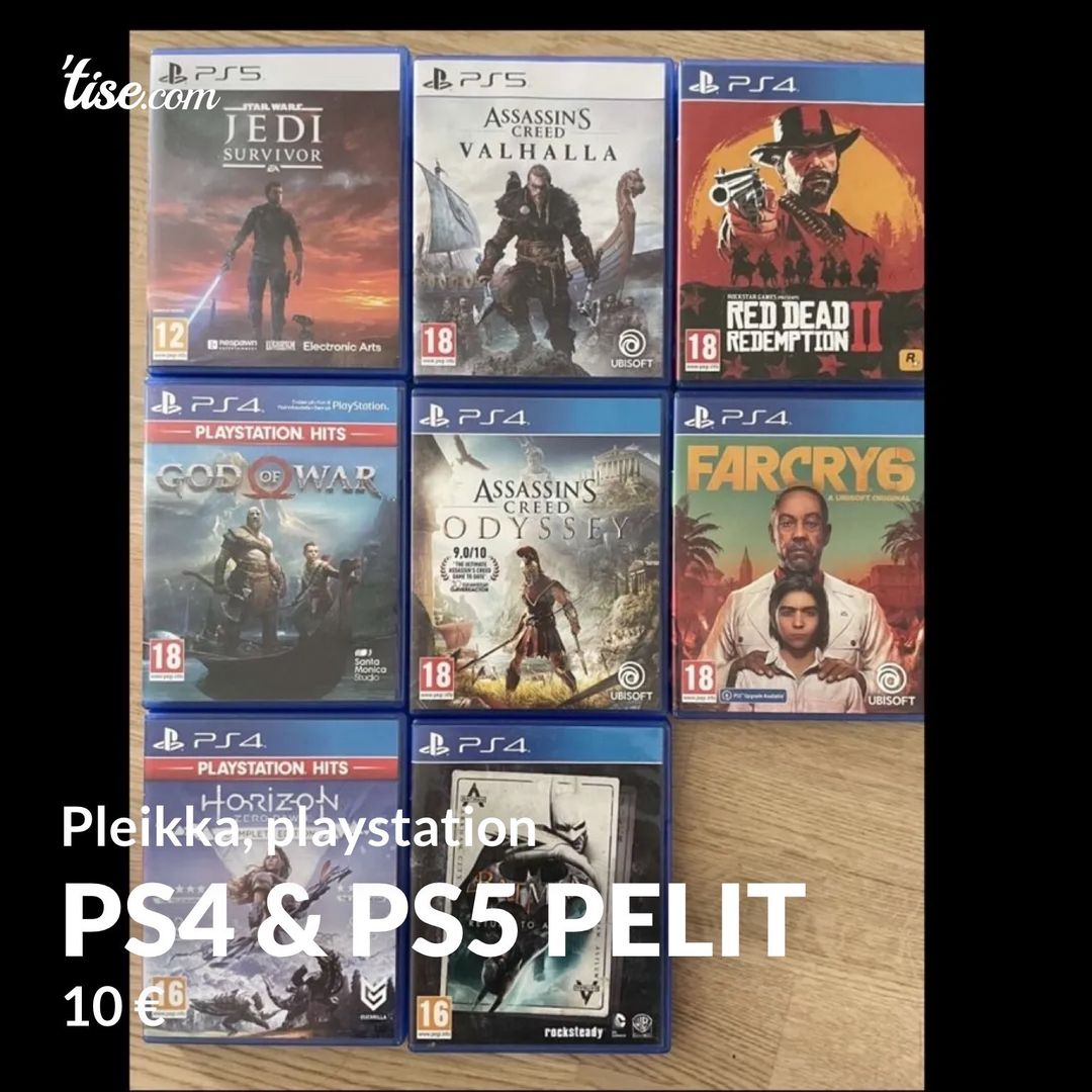 PS4  PS5 pelit