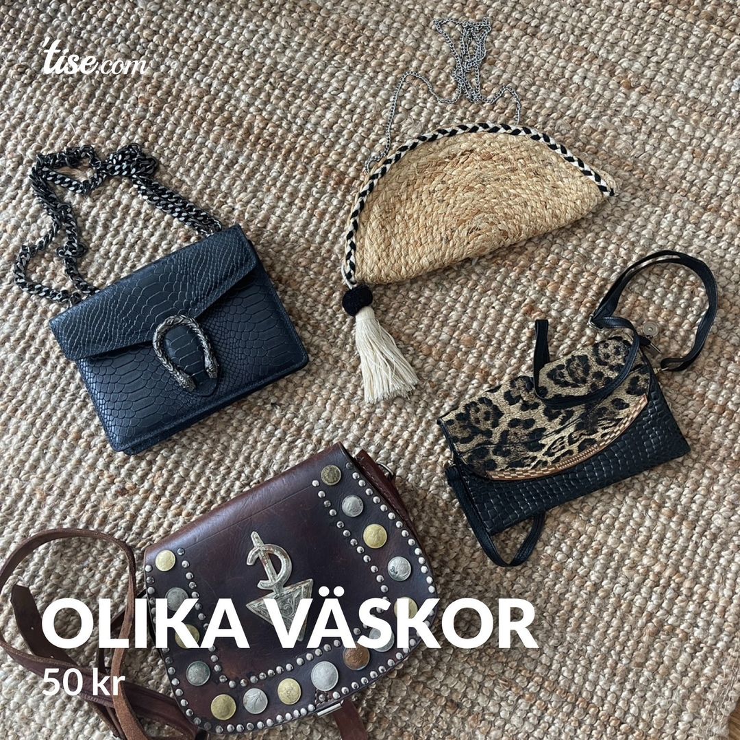 Olika väskor