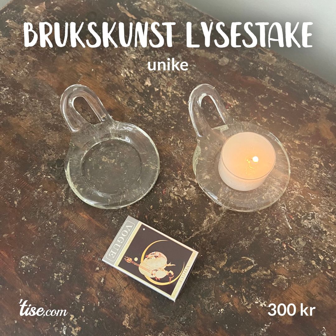 brukskunst lysestake