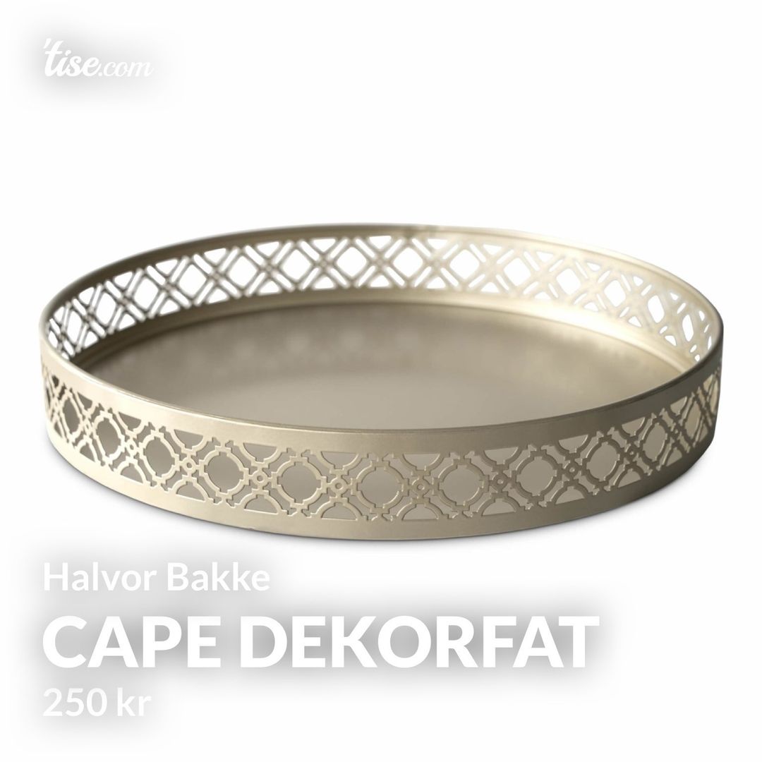 Cape dekorfat