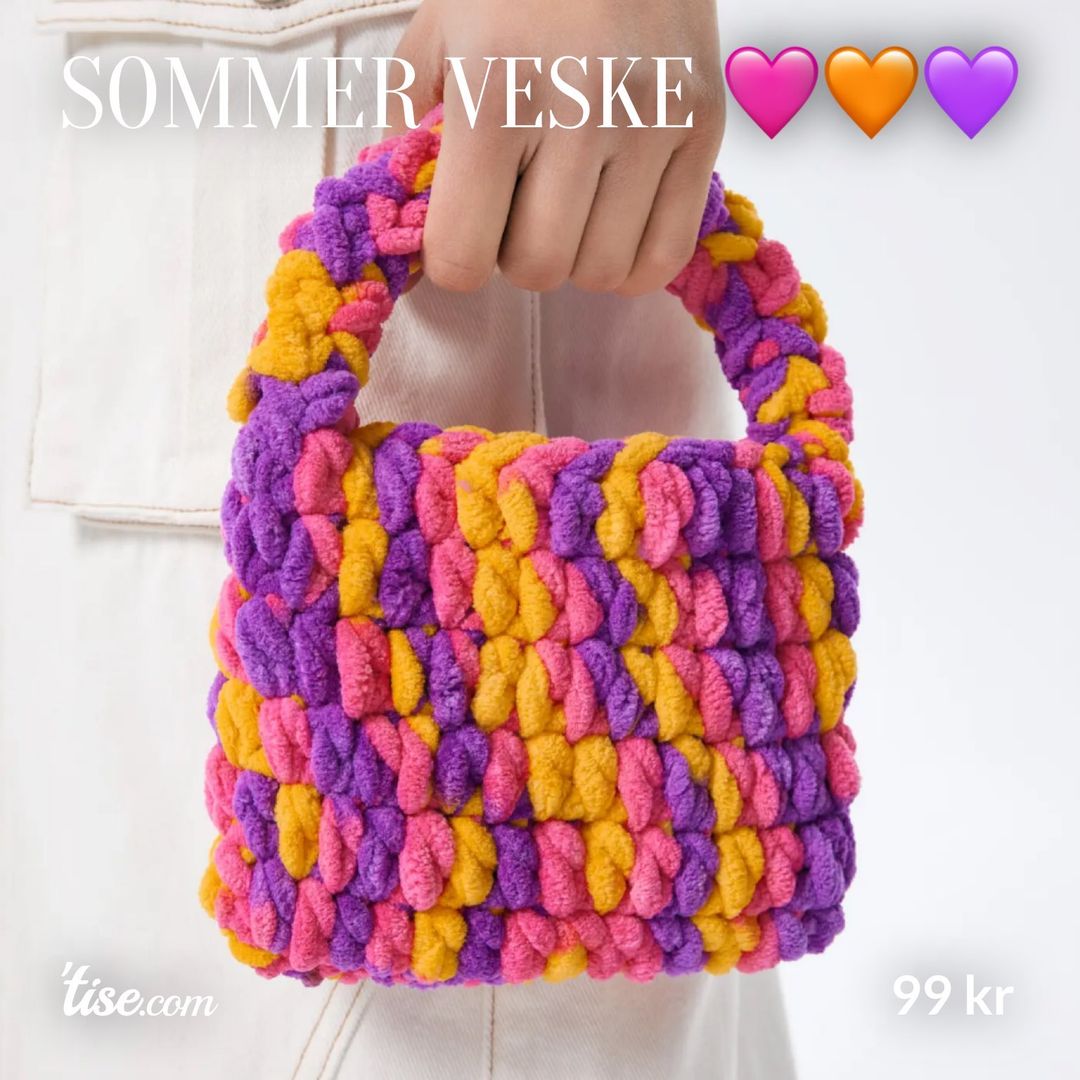 Sommer veske 🩷🧡💜