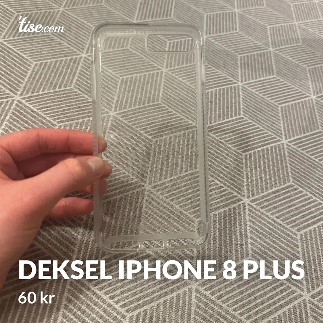 Deksel iphone 8 plus