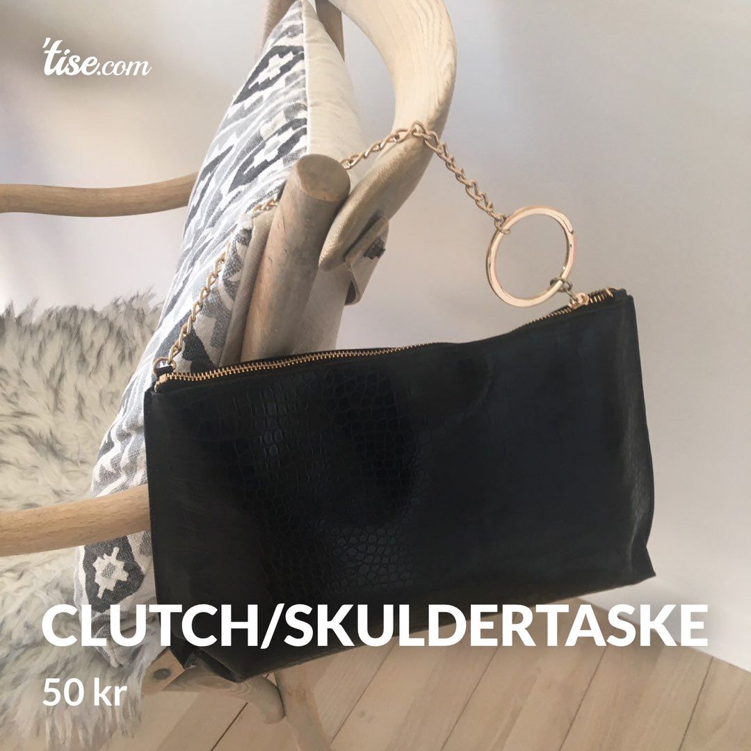 Clutch/skuldertaske