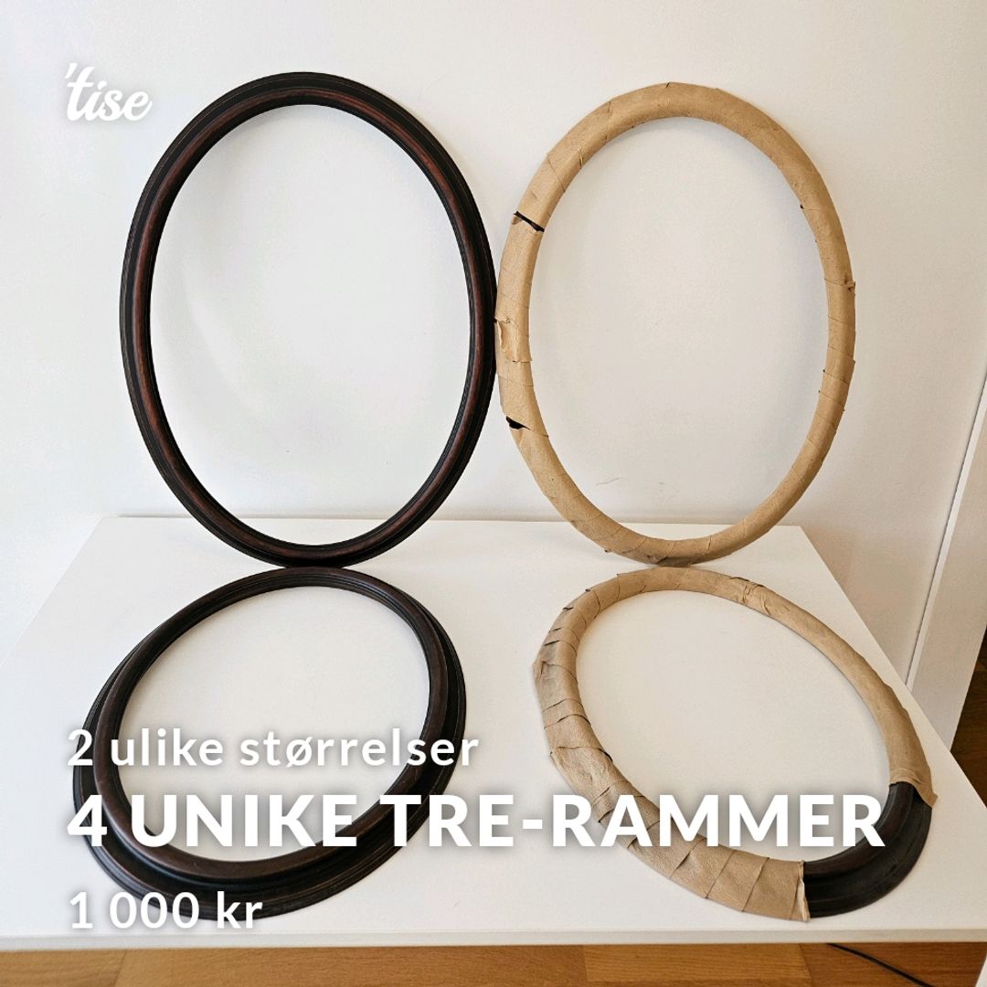 4 unike tre-rammer