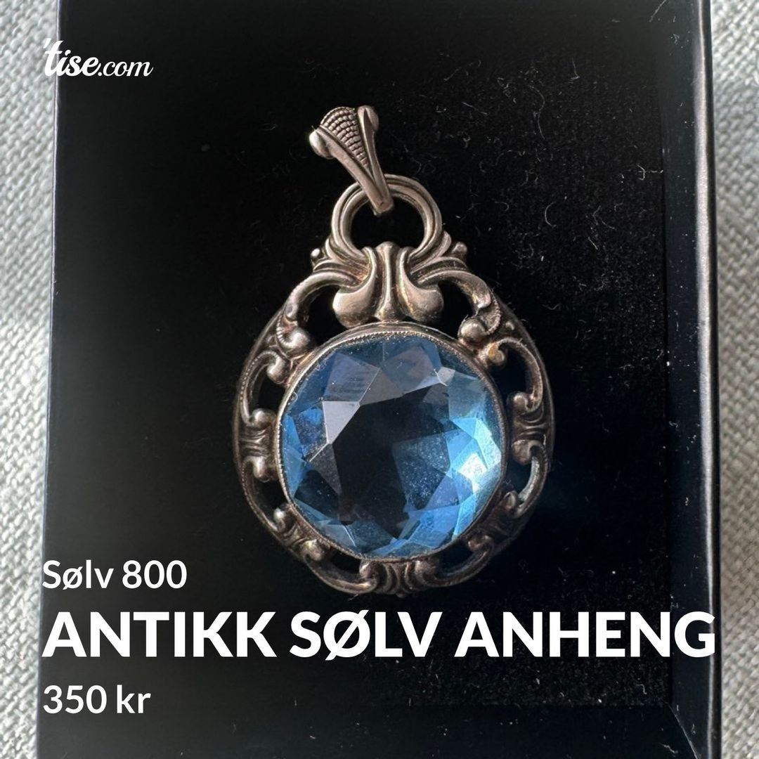 Antikk sølv anheng