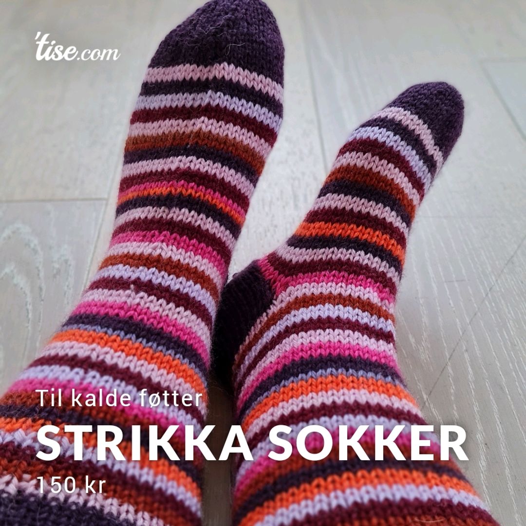 Strikka sokker