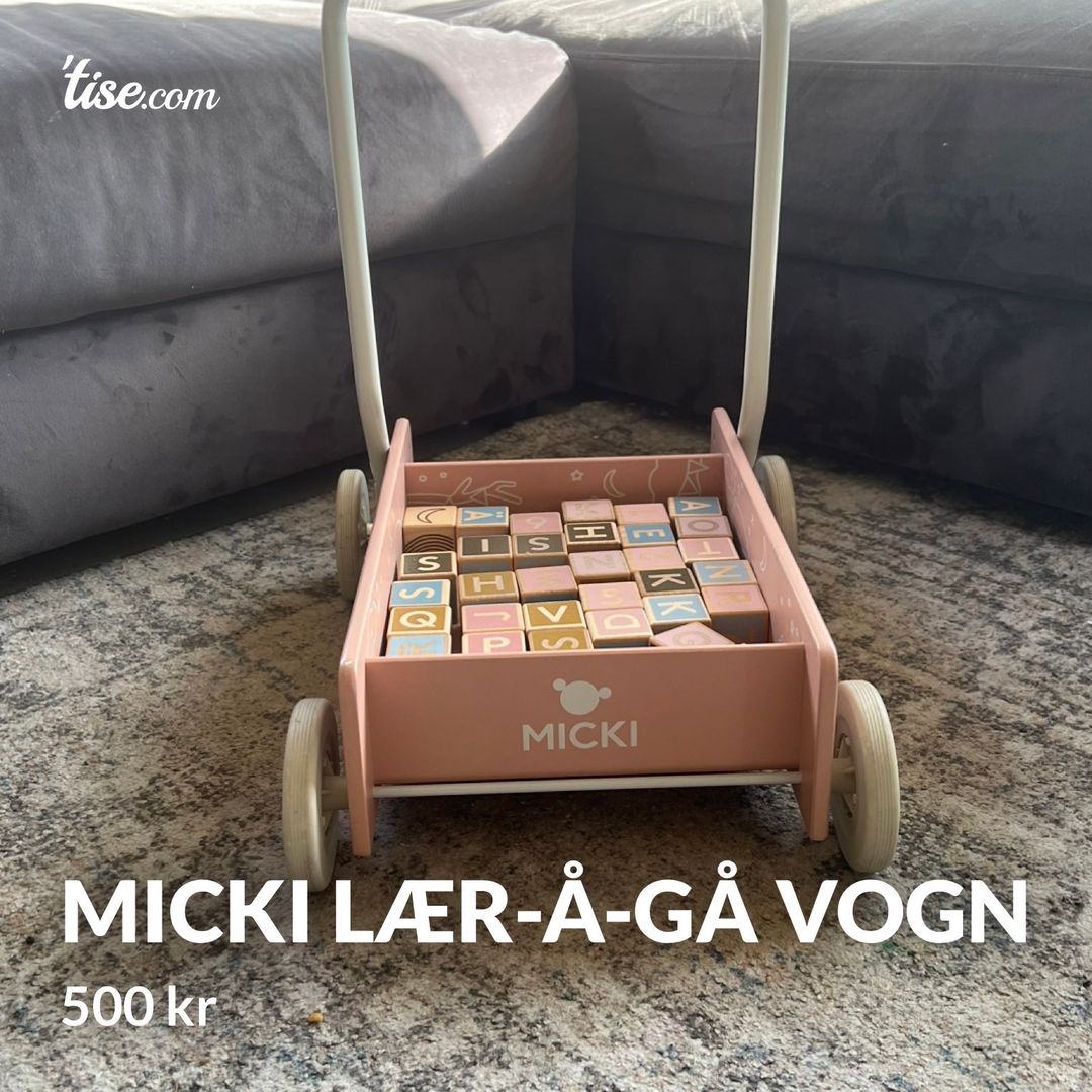 Micki Lær-å-gå vogn