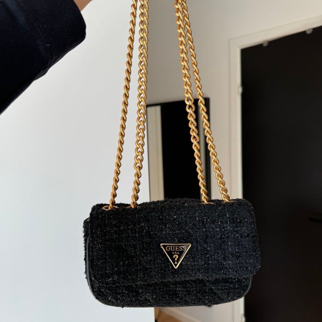 Guess black tweed