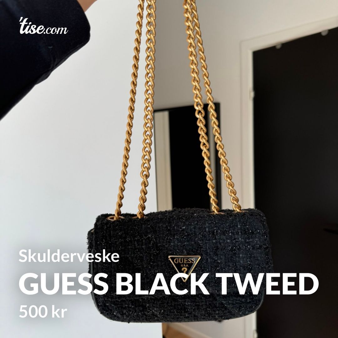 Guess black tweed